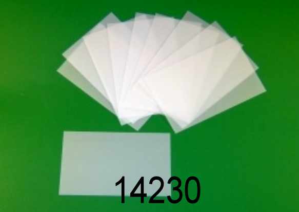 Etichette adesive trasparenti 6X12CM conf. 20 PZ