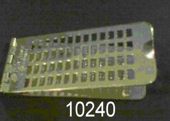 Tavoletta braille in alluminio 4X13