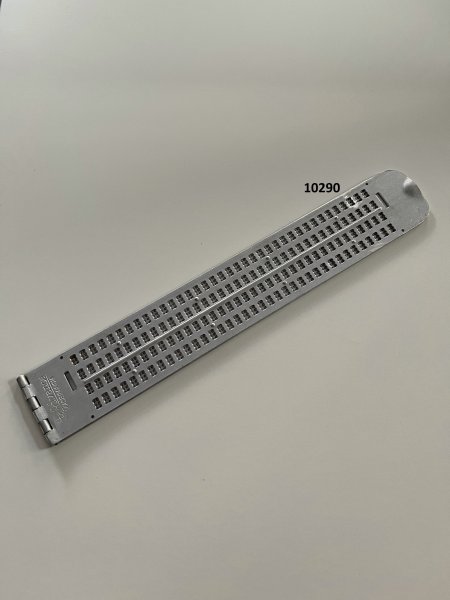 Tavoletta braille 4X37 in alluminio