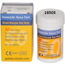 Strisce reattive per rilevatore glicemia Sensolite Nova Plus 50 PZ